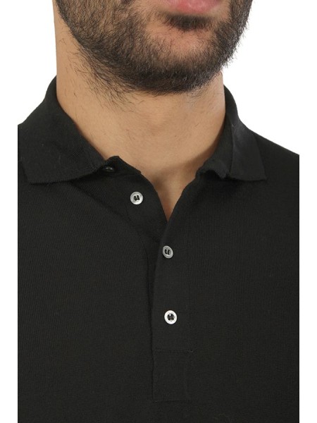Maglia Drumohr Polo Onyx