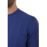 Maglia Girocollo Drumohr Azzurro