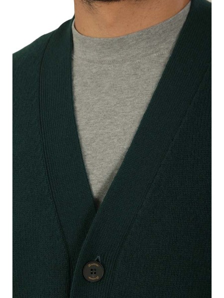Maglia Cardigan Drumohr Verde