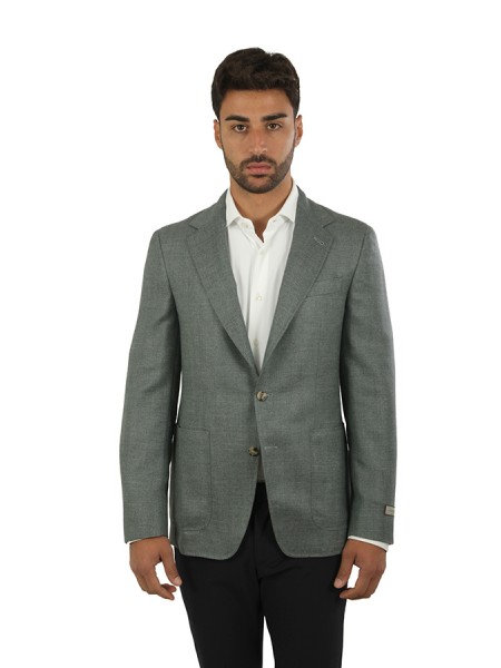 Giacca Canali Spigata Verde