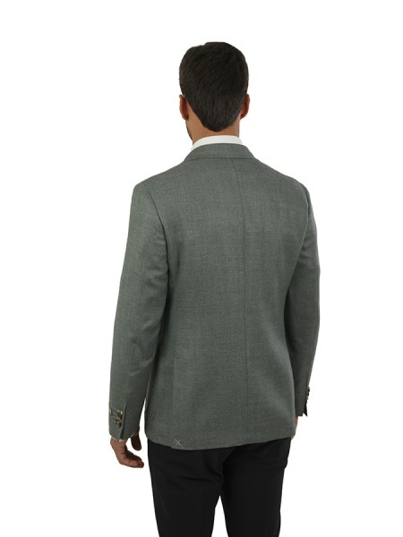 Giacca Canali Spigata Verde