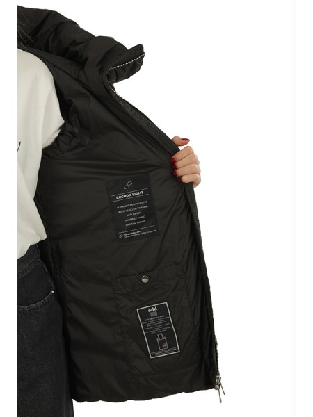 Abbigliamento con cappuccio fisso zip laterali  100%pl