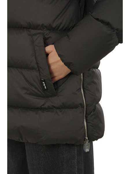 Abbigliamento con cappuccio fisso zip laterali  100%pl