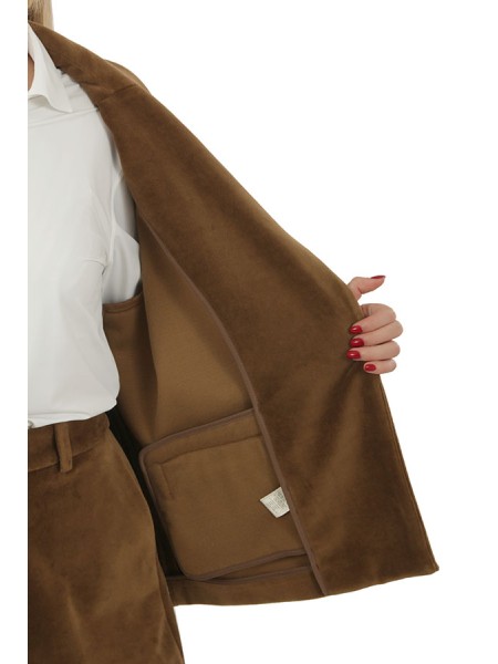 Abbigliamento velluto liscio 80%co 20%pl