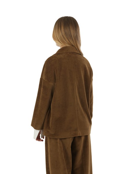 Abbigliamento velluto liscio 80%co 20%pl