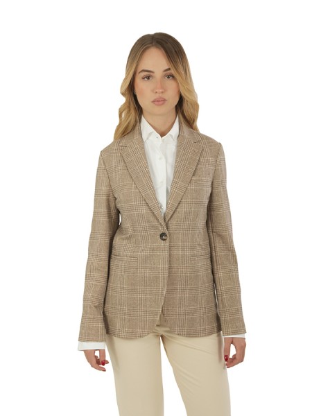 Giacca Circolo Principe di Galles Cioccolato