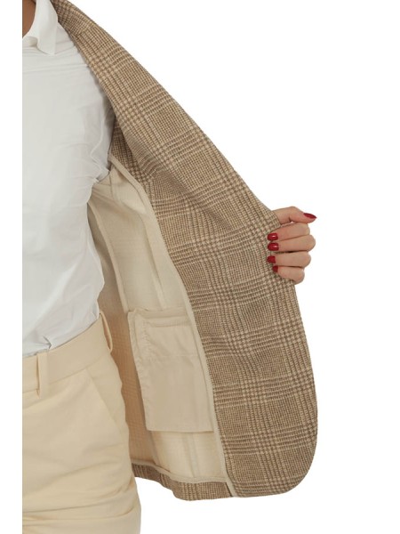 Giacca Circolo Principe di Galles Cioccolato