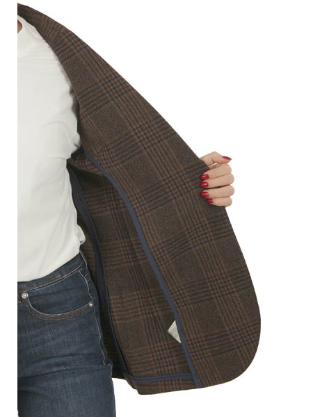 Giacca Circolo Principe di Galles Corteccia