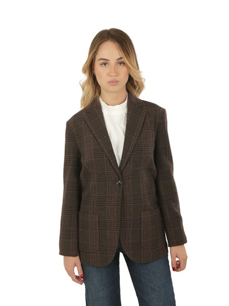 Giacca Circolo Principe di Galles Corteccia