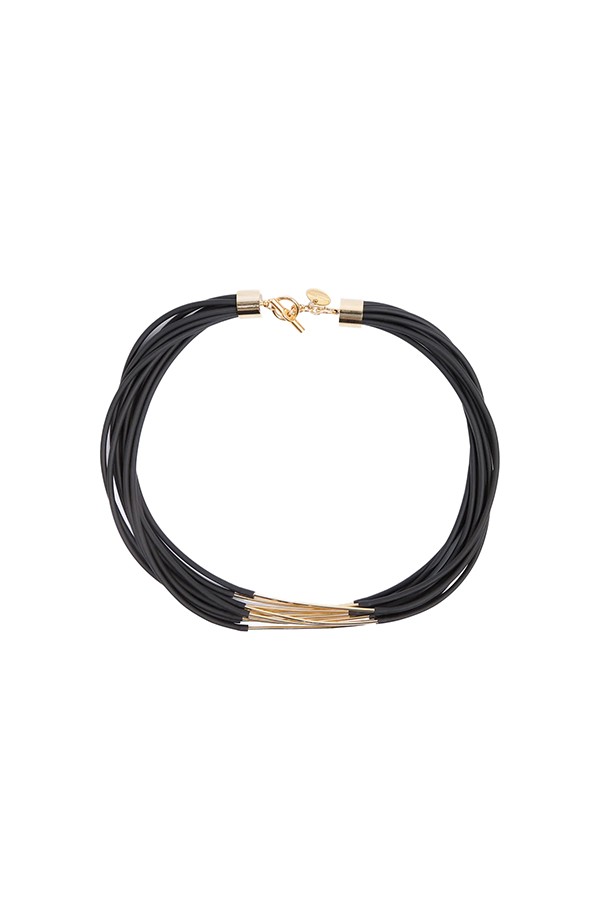 Collana Liviana Conti Nayra Nero/Oro