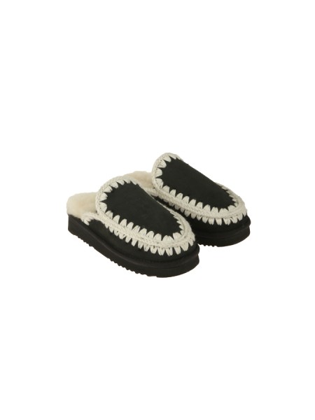 Scarpe MOU Slipper Eskimo Nero/Bianco