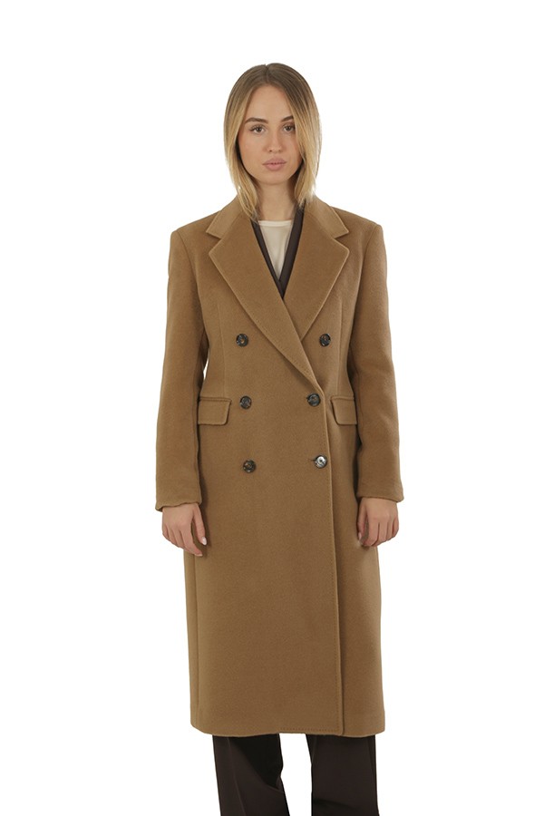 Cappotto Tagliatore Doppiopetto Cammello