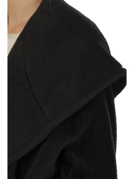 Cappotto Tagliatore con Cappuccio Nero