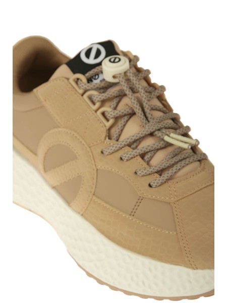 Sneakers logo laterale plantare estraibile fondo gomma