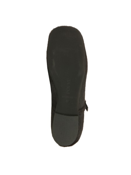 Scarpe Poeve Ballerina in Cavallino Moro