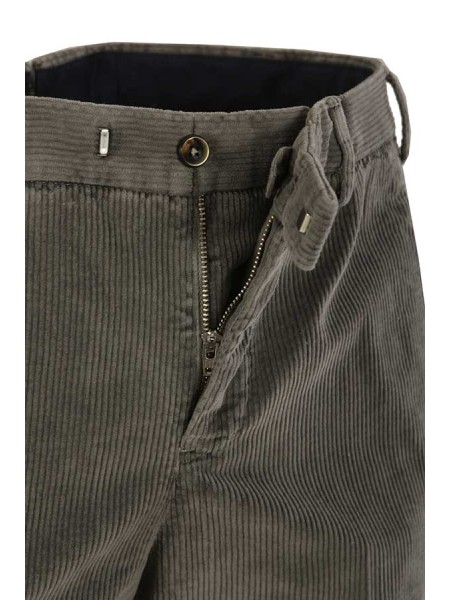 Pantalone PT Master Velluto Grigio Scuro