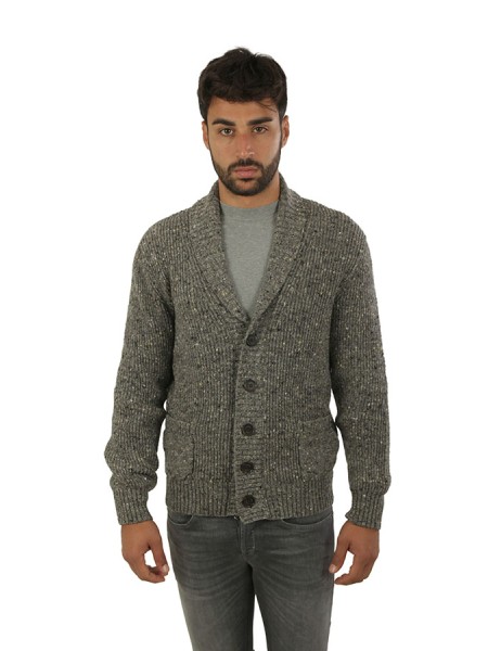 Maglia MC George Cardigan Grigio
