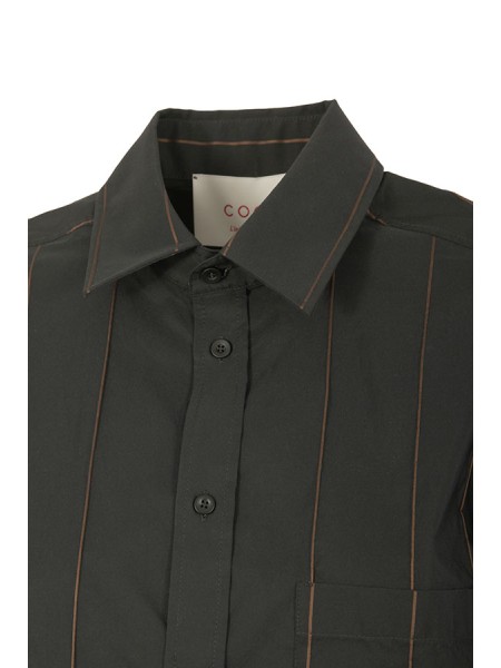 Camicia CO.GO' Nero/Cammello