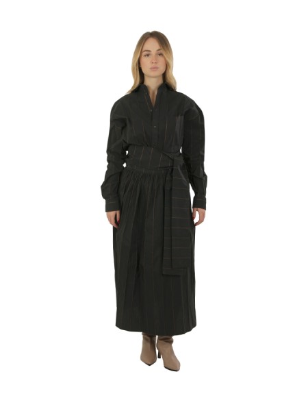 Camicia CO.GO' Nero/Cammello