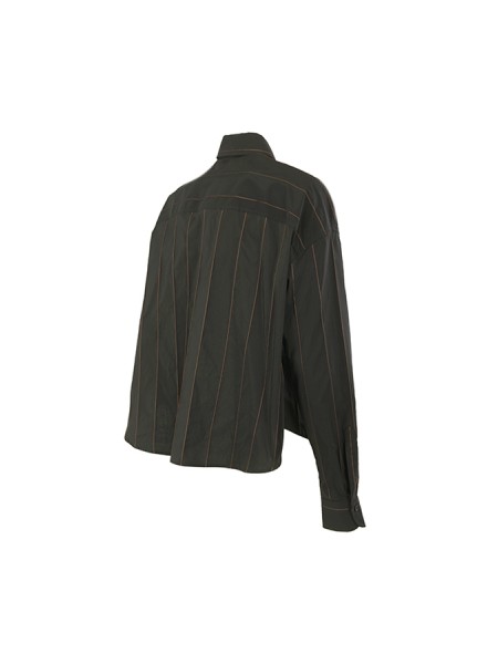 Camicia CO.GO' Nero/Cammello