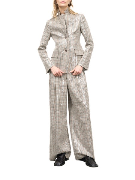 Pantalone CO.GO' Paillettes Cammello