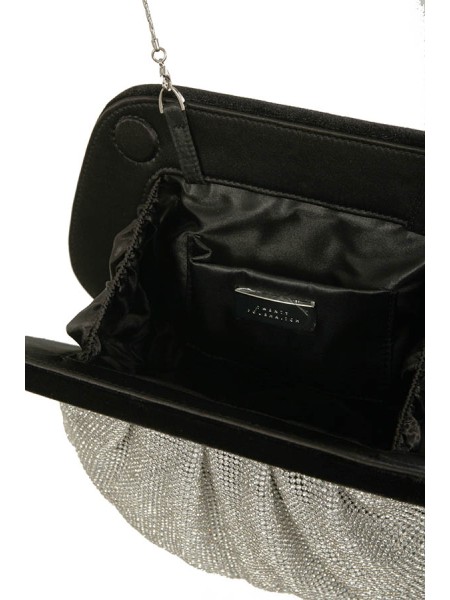 Pochette Twenty Fourhaitch Dorado Nero/Argento
