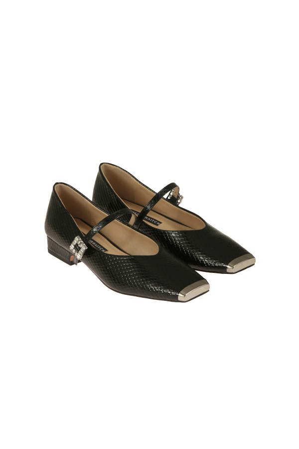 Scarpe Twenty Fourhaitch Ballerina Leonis Nero