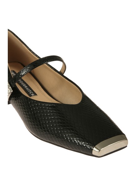 Scarpe Twenty Fourhaitch Ballerina Leonis Nero