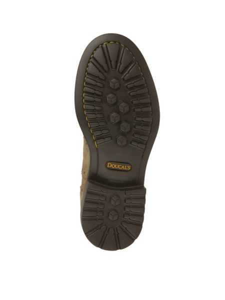 Scarpe Doucla's Tortora francesina coda di rondine in visone fondo gomma