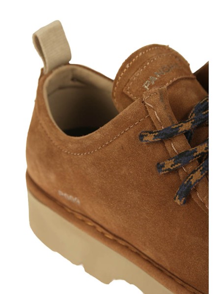 Calzature paraboot suola in gomma Cognac