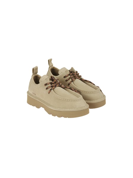Calzature paraboot suola in gomma Beige