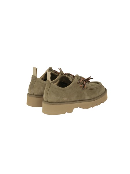 Calzature paraboot suola in gomma Oliva