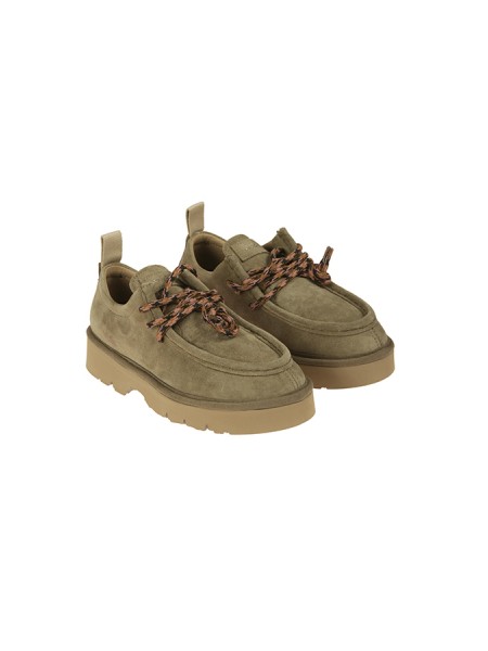 Calzature paraboot suola in gomma Oliva