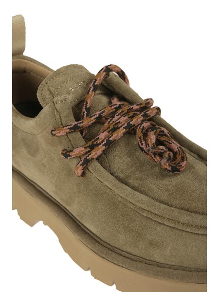 Calzature paraboot suola in gomma Oliva