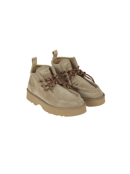 Scarpe Panchic ankle boot realizzata in suede 3fori fondo gomma Taupe