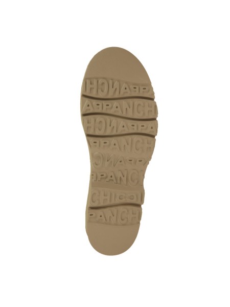 Scarpe Panchic ankle boot realizzata in suede 3fori fondo gomma Taupe