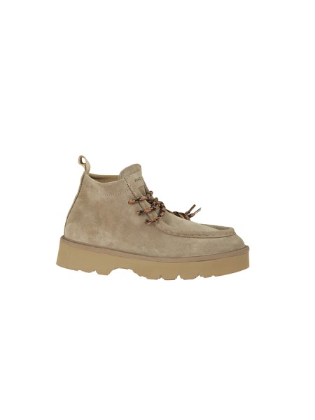 Scarpe Panchic ankle boot realizzata in suede 3fori fondo gomma Taupe