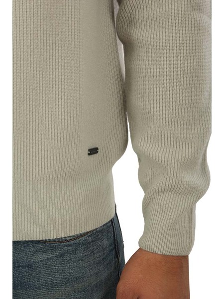 Abbigliamento girocollo a costine 100%wo