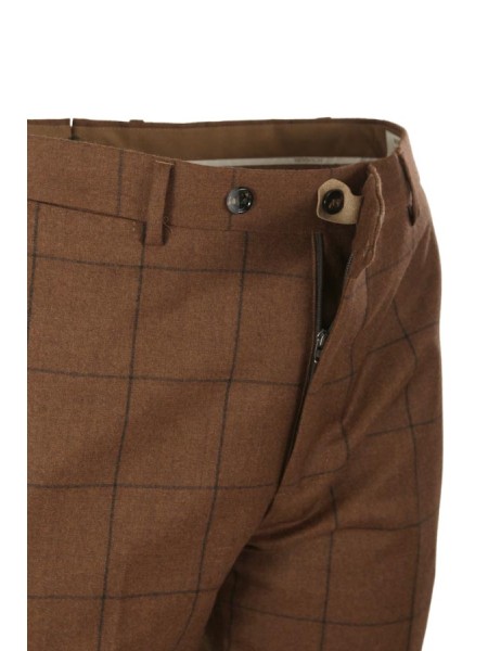 Abbigliamento slim fit contemporary check 100%wv