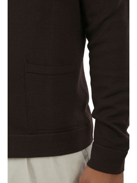 Maglia Luigi Gentile Cardigan Testa di Moro