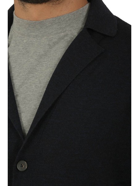 Maglia Luigi Gentile Cardigan Blu