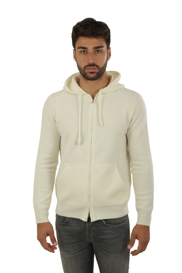 Maglia Luigi Gentile Cardigan Ecru