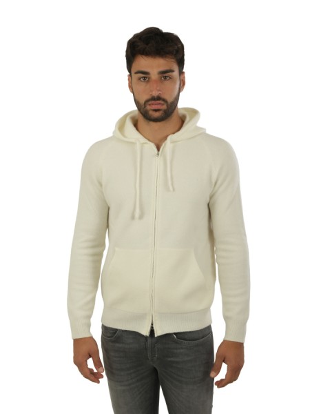 Maglia Luigi Gentile Cardigan Ecru