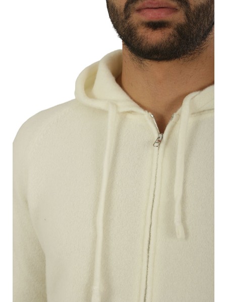 Maglia Luigi Gentile Cardigan Ecru