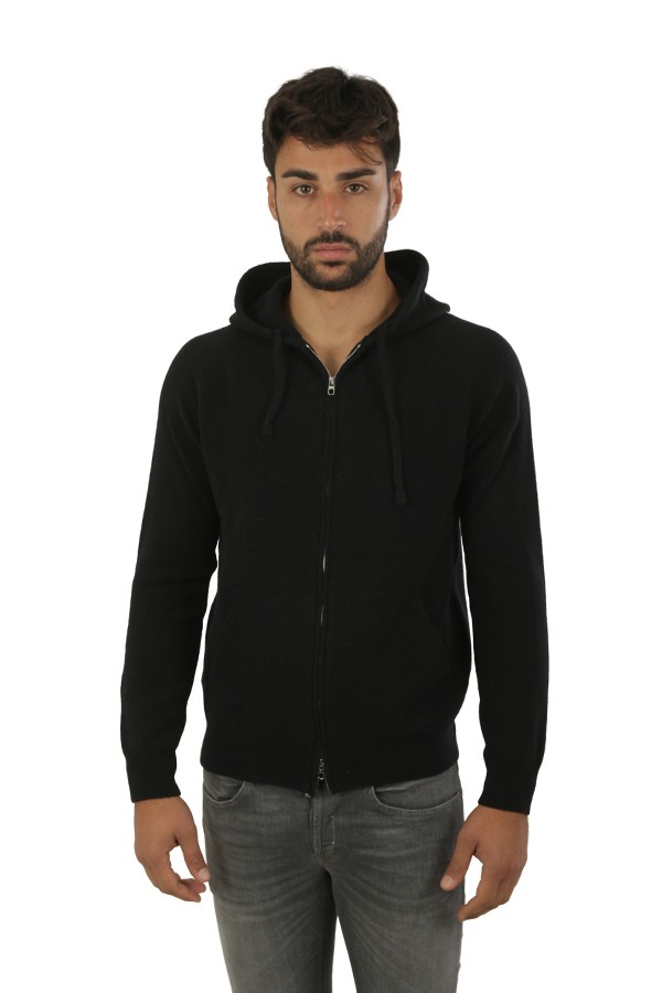 Maglia Luigi Gentile Cardigan Nero