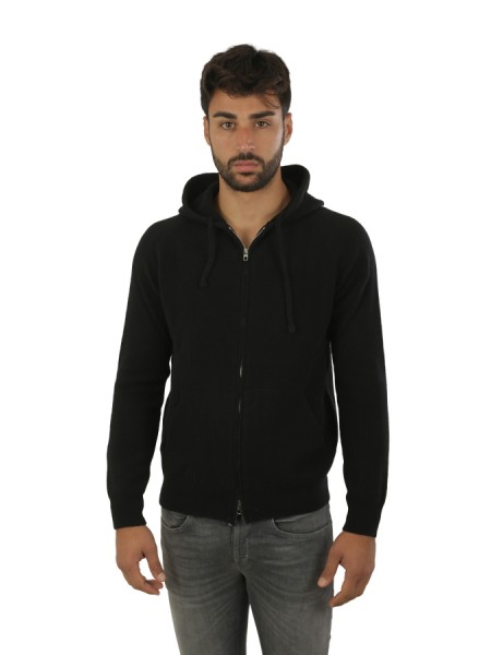 Maglia Luigi Gentile Cardigan Nero