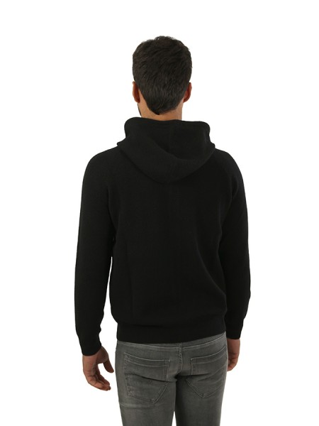 Maglia Luigi Gentile Cardigan Nero