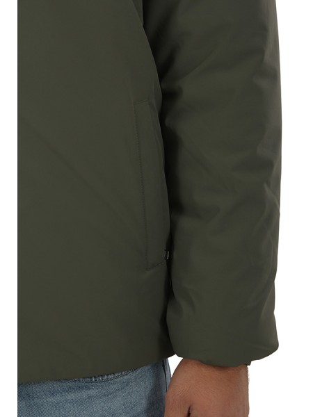 Giubbino K-Way Double Verde/Oliva