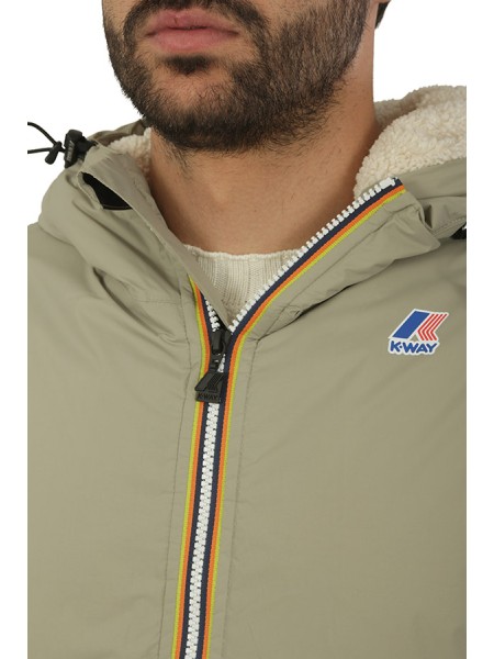 Giubbino K-Way Le Vrai 4.0 Claude Orsetto Green