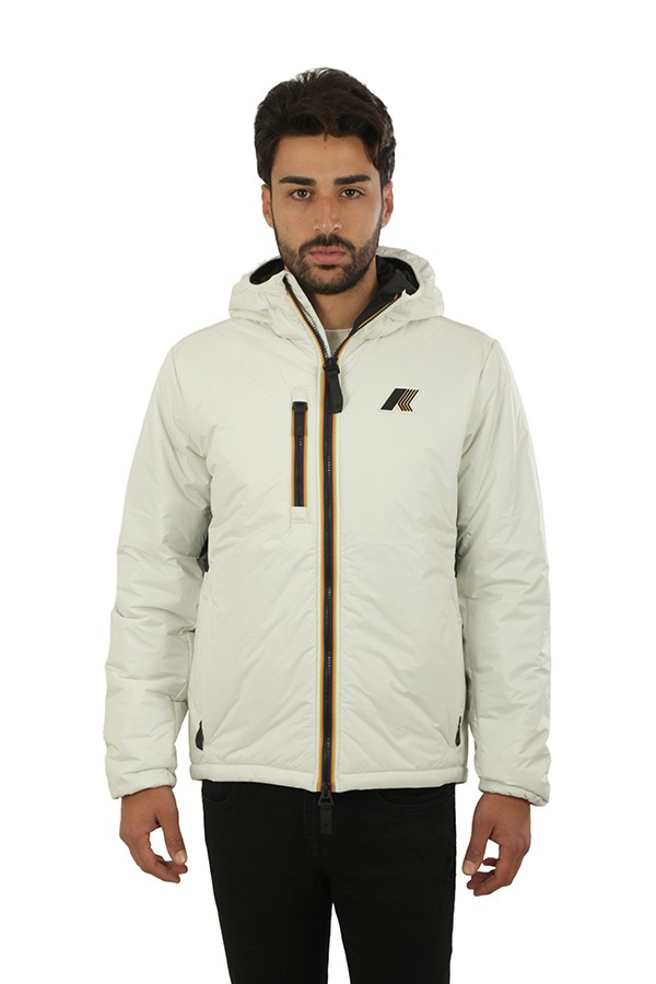 Giubbino K-Way Annecy lt White Gardenia